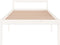 vidaXL - Seniorenbed - massief - grenenhout - wit - 100x200 - cm