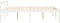 vidaXL - Seniorenbed - massief - grenenhout - wit - 120x200 - cm