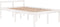 vidaXL - Seniorenbed - massief - grenenhout - wit - 120x200 - cm