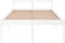 vidaXL - Seniorenbed - massief - grenenhout - wit - 120x200 - cm