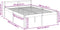 vidaXL - Seniorenbed - massief - grenenhout - wit - 120x200 - cm