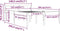vidaXL - Seniorenbed - massief - grenenhout - wit - 135x190 - cm - Small - Double