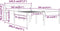 vidaXL - Seniorenbed - massief - grenenhout - wit - 140x190 - cm