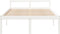 vidaXL - Seniorenbed - massief - grenenhout - wit - 140x190 - cm