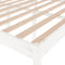 vidaXL - Seniorenbed - massief - grenenhout - wit - 140x200 - cm