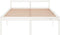 vidaXL - Seniorenbed - massief - grenenhout - wit - 140x200 - cm
