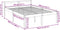 vidaXL - Seniorenbed - massief - grenenhout - wit - 140x200 - cm