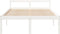 vidaXL - Seniorenbed - massief - grenenhout - wit - 140x200 - cm
