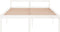 vidaXL - Seniorenbed - massief - grenenhout - wit - 150x200 - cm