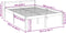 vidaXL - Seniorenbed - massief - grenenhout - wit - 160x200 - cm