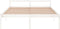 vidaXL - Seniorenbed - massief - grenenhout - wit - 180x200 - cm
