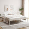 vidaXL - Seniorenbed - massief - grenenhout - wit - 180x200 - cm