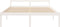 vidaXL - Seniorenbed - massief - grenenhout - wit - 180x200 - cm