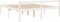 vidaXL - Seniorenbed - massief - grenenhout - wit - 180x200 - cm