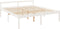 vidaXL - Seniorenbed - massief - grenenhout - wit - 180x200 - cm
