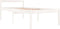 vidaXL - Seniorenbed - massief - grenenhout - wit - 90x190 - cm