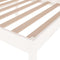vidaXL - Seniorenbed - massief - grenenhout - wit - 90x190 - cm
