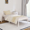 vidaXL - Seniorenbed - massief - grenenhout - wit - 90x190 - cm