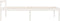 vidaXL - Seniorenbed - massief - grenenhout - wit - 90x190 - cm