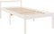 vidaXL - Seniorenbed - massief - grenenhout - wit - 90x190 - cm