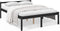 vidaXL - Seniorenbed - massief - grenenhout - zwart - 150x200 - cm