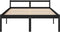 vidaXL - Seniorenbed - massief - grenenhout - zwart - 150x200 - cm