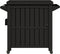 vidaXL - Serveerwagen - 3-in-1 - polypropeen - zwart