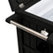 vidaXL - Serveerwagen - 3-in-1 - polypropeen - zwart