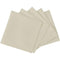 vidaXL - Servetten - 10 - stuks - créme - 50x50 - cm