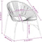 vidaXL - Set - tuinstoelen - 3-delig - poly - rattan - zwart - en - geel