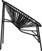vidaXL - Set - tuinstoelen - 3-delig - poly - rattan - zwart