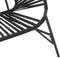 vidaXL - Set - tuinstoelen - 3-delig - poly - rattan - zwart