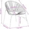 vidaXL - Set - tuinstoelen - 3-delig - poly - rattan - zwart