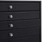 vidaXL - Sieradendoosje - 10laags - met - horlogehouders - 29x20,5x40,5 - cm - zwart