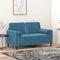 vidaXL - Sierkussens - 2 - st - 15x50 - cm - fluweel - blauw
