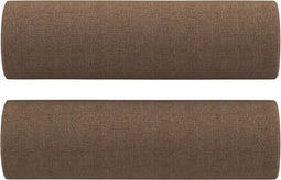 vidaXL - Sierkussens - 2 - st - 15x50 - cm - stof - bruin