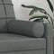 vidaXL - Sierkussens - 2 - st - 15x50 - cm - stof - donkergrijs