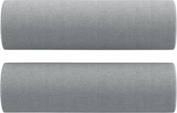 vidaXL - Sierkussens - 2 - st - 15x50 - cm - stof - lichtgrijs