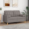 vidaXL - Sierkussens - 2 - st - 15x50 - cm - stof - taupe