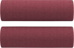 vidaXL - Sierkussens - 2 - st - 15x50 - cm - stof - wijnrood