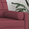 vidaXL - Sierkussens - 2 - st - 15x50 - cm - stof - wijnrood