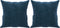 vidaXL - Sierkussens - 2 - st - 40x40 - cm - fluweel - blauw