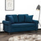 vidaXL - Sierkussens - 2 - st - 40x40 - cm - fluweel - blauw