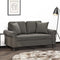 vidaXL - Sierkussens - 2 - st - 40x40 - cm - fluweel - donkergrijs