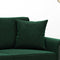 vidaXL - Sierkussens - 2 - st - 40x40 - cm - fluweel - donkergroen