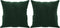 vidaXL - Sierkussens - 2 - st - 40x40 - cm - fluweel - donkergroen