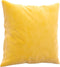 vidaXL - Sierkussens - 2 - st - 40x40 - cm - fluweel - geel