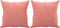 vidaXL - Sierkussens - 2 - st - 40x40 - cm - fluweel - roze