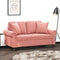 vidaXL - Sierkussens - 2 - st - 40x40 - cm - fluweel - roze