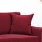 vidaXL - Sierkussens - 2 - st - 40x40 - cm - fluweel - wijnrood